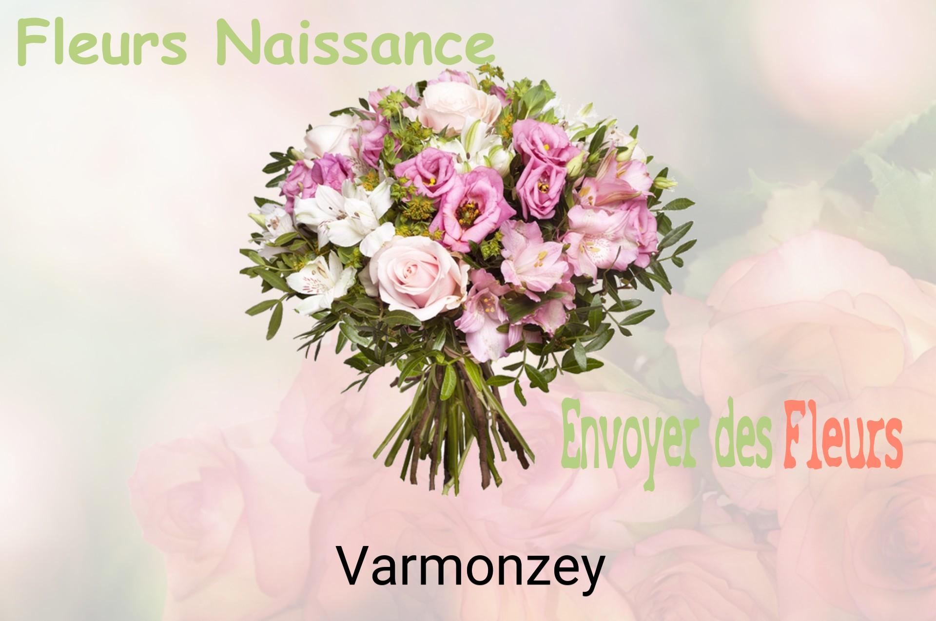 Bouquet de fleurs de naissance livré à Varmonzey